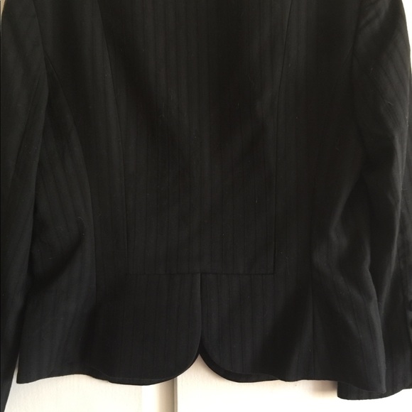 Bebe Black Cropped Tuxedo Style Jacket - Picture 5 of 8